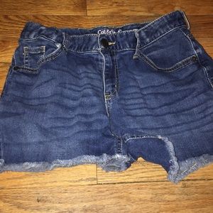 Denim shorts